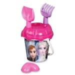Комплект кофичка с лопатка, гребло и формичка на Замръзналото кралство / Frozen, 15øx28см, DEDE