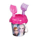 Комплект кофичка с лопатка, гребло и формичка на Замръзналото кралство / Frozen, 15øx28см, DEDE