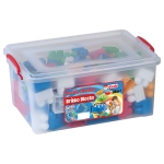 ГОЛЯМ Конструктор в кутия, 250 части, DEDE