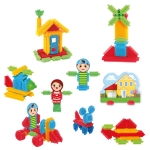 Конструктор Кактус с фигури в ГОЛЯМА кофа, 120 части, DEDE