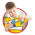 Конструктор Кактус с фигури в ГОЛЯМА кофа, 120 части, DEDE