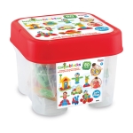 Конструктор Кактус с фигури в кофа, 80 части, DEDE