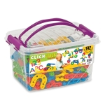 Конструктор Click clack, 192 части, DEDE