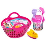 Плажен комплект кошница с аксесоари на Барби / Barbie, 30х19х21см, DEDE