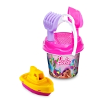 Плажен комплект кошница с аксесоари на Барби / Barbie, 30х19х21см, DEDE