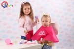 Фризьорски комплект в куфарче с пелерина и аксесоари, 17 части, TECHNOK, Украйна