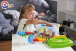Конструктор с въртящи се елементи и животни, 103 части, в куфарче, TECHNOK, Украйна
