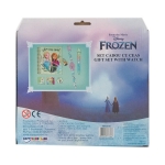 Подаръчен комплект FROZEN 6 части - дневник с катинарче, печат, гума, мастилница, химикал и часовник Замръзналото кралство