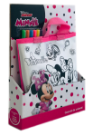 Чанта за оцветяване Minnie Mouse с 6 измиващи се флумастери Мини Маус