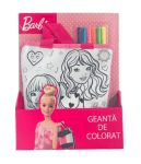 Чанта за оцветяване Barbie с 6 измиващи се флумастери Барби