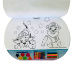 Гига блок PAW PATROL 5в1 огромен блок с бои, пастели, моливи и стикери Пес Патрул Мега блок