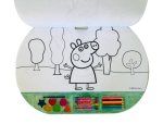 Гига блок PEPPA PIG 5в1 огромен блок с бои, пастели, моливи и стикери Пепа Пиг Мега блок