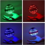 Летяща топка с радиоконтрол с USB кабел за зареждане Flynova Pro Flying Ball Boomerang Spinner Dynamic RGB Lights Double Pass
