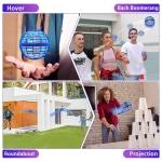 Летяща топка с радиоконтрол с USB кабел за зареждане Flynova Pro Flying Ball Boomerang Spinner Dynamic RGB Lights Double Pass