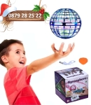 Летяща топка с радиоконтрол с USB кабел за зареждане Flynova Pro Flying Ball Boomerang Spinner Dynamic RGB Lights Double Pass