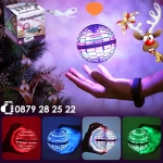 Летяща топка с радиоконтрол с USB кабел за зареждане Flynova Pro Flying Ball Boomerang Spinner Dynamic RGB Lights Double Pass