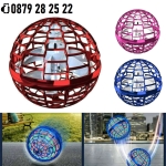 Летяща топка с радиоконтрол с USB кабел за зареждане Flynova Pro Flying Ball Boomerang Spinner Dynamic RGB Lights Double Pass