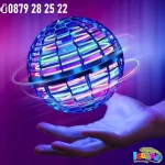 Летяща топка с радиоконтрол с USB кабел за зареждане Flynova Pro Flying Ball Boomerang Spinner Dynamic RGB Lights Double Pass