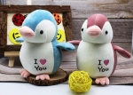 Пингвин 'I love you', 24см , 4 цвята