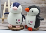 Пингвин 'I love you', 24см , 4 цвята