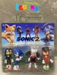 Комплект 4 фигурки Соник 2 , SONIC 2