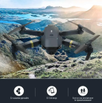 Сгъваем мини ДРОН 998 Pro с 4К камера WiFi връзка за начинаещи пилоти Micro Foldable Drone Set
