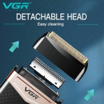Шейвър Shaver VGR-331, Професионална ел. самобръсначка, Двустранна, Безжична, USB зареждане | IGUANA.BG