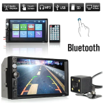 Мултимедия MP5 плейър 7010B Bluetooth V2.0 Автомобилен аудио + КАМЕРА ЗА ПАРКИРАНЕ