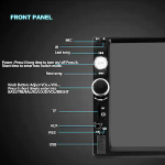 Мултимедия MP5 плейър 7010B Bluetooth V2.0 Автомобилен аудио + КАМЕРА ЗА ПАРКИРАНЕ