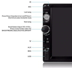 Мултимедия MP5 плейър 7010B Bluetooth V2.0 Автомобилен аудио + КАМЕРА ЗА ПАРКИРАНЕ