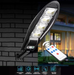 Соларна LED лампа, със стойкa и дистанционно, DRAGON, 1200W