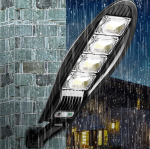 КОМПЛЕКТ 3бр.Соларна LED лампа, със стойкa и дистанционно, DRAGON, 1200W