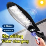 КОМПЛЕКТ 3бр.Соларна LED лампа, със стойкa и дистанционно, DRAGON, 1200W
