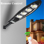 КОМПЛЕКТ 5бр.Соларна LED лампа, със стойкa и дистанционно, DRAGON, 1200W