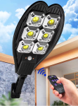КОМПЛЕКТ 3бр.Соларна ДВОЙНА LED лампа, със стойкa и дистанционно, DRAGON, 1200W