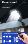 КОМПЛЕКТ 5бр.Соларна ДВОЙНА LED лампа, със стойкa и дистанционно, DRAGON, 1200W