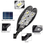 КОМПЛЕКТ 5бр.Соларна ДВОЙНА LED лампа, със стойкa и дистанционно, DRAGON, 1200W