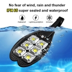 КОМПЛЕКТ 5бр.Соларна ДВОЙНА LED лампа, със стойкa и дистанционно, DRAGON, 1200W