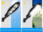 Соларна LED лампа, със стойкa и дистанционно, 900W