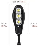 Соларна LED лампа, със стойкa и дистанционно, 900W