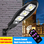 КОМПЛЕКТ 3бр. Соларна LED лампа, със стойкa и дистанционно, 900W