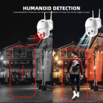 СМАРТ WiFi камера, цветно нощно виждане, водосустойчива, FULL HD 1080P + АУДИО