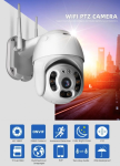 СМАРТ WiFi камера, цветно нощно виждане, водосустойчива, FULL HD 1080P + АУДИО