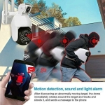 ДВОЙНА Smart Камера, Водоустойчива Wi-Fi Full HD 1080P, Два Обектива + АУДИО