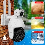 ДВОЙНА Smart Камера, Водоустойчива Wi-Fi Full HD 1080P, Два Обектива + АУДИО