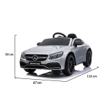 Акумулаторна кола Mercedes Benz C63 AMG, 12V, с меки гуми, отварящи се врати | IGUANA.BG