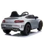 Акумулаторна кола Mercedes Benz C63 AMG, Черен металик, 12V, с меки гуми, отварящи се врати | Iguana.bg