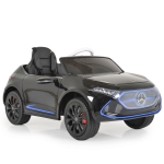 Акумулаторна кола Mercedes Benz EQA, Черен металик, 12V, с меки гуми, отварящи се врати | Iguana.bg