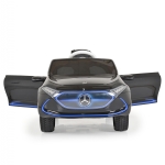 Акумулаторна кола Mercedes Benz EQA, Черен металик, 12V, с меки гуми, отварящи се врати | Iguana.bg