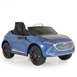 Акумулаторна кола Mercedes Benz EQA, Син металик, 12V, с меки гуми, отварящи се врати | Iguana.bg